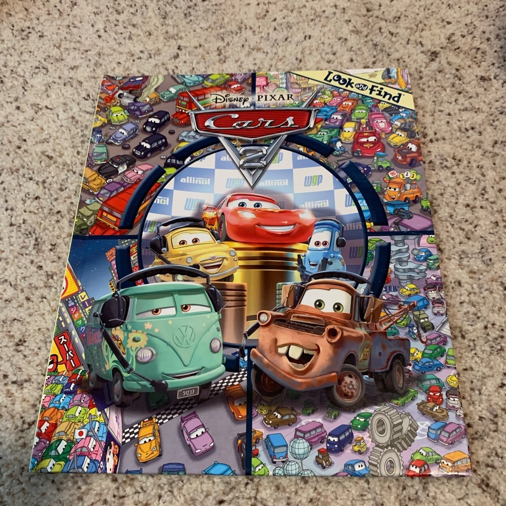 Cars 2 Look & Find Hardback Book